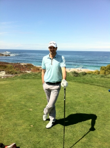Trou bord de mer Pebble Beach USA